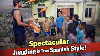 Spectacular Juggling In True Spanish Style