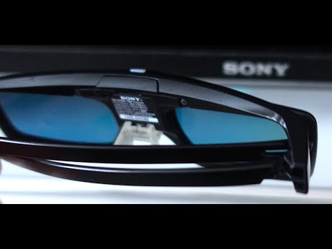 How to use 3D glass for Sony Bravia 3D TV / Easy Manual