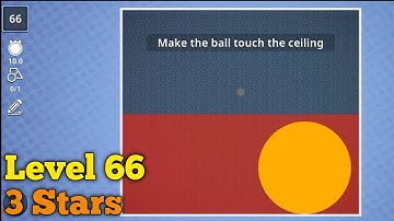 Brain it on! level 66 3 stars Make the ball touch the ceiling