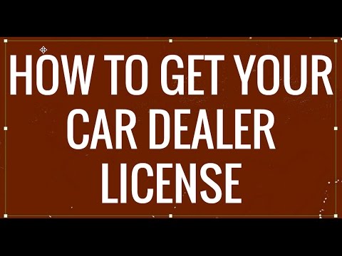 Video: Bagaimana cara mendapatkan lisensi lelang mobil di Colorado?