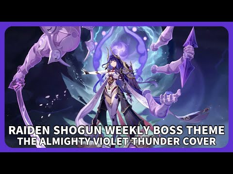 Raiden shogun Boss Theme Metal Remix 'The Almighty Violet Thunder' Genshin Impact | 原神 | 원신 OST