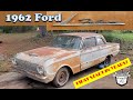 Stock 1962 FORD FALCON Tudor: First Start In Years? RARE A/C Car! Abandoned Ride to My Driveway