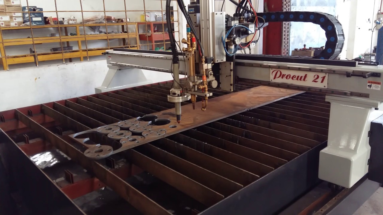 Cutting CNC Procut 21 PowerMax 85 YouTube