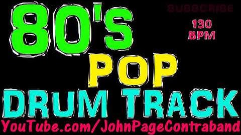 80s Synthwave Synth Pop New Wave Drum Track 120 bpm