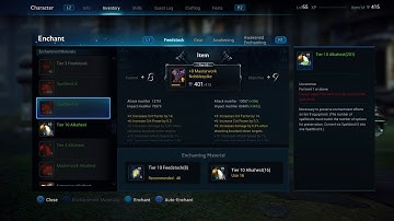 TERA CONSOLE - Enchanting t10 gear