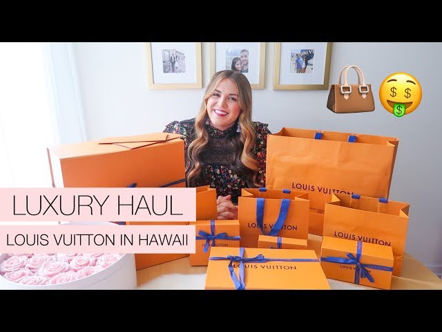 LOUIS VUITTON HAWAII HAUL  Cheaper designer goods?! 