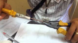 Electrical Wire Splices and Joints:  Rat Tail Joint