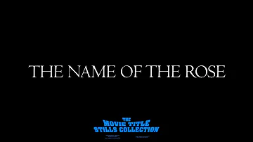 The Name of the Rose (1986) title sequence