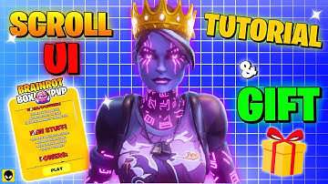 SCROLL UI TUTORIAL UEFN | GIVEAWAY