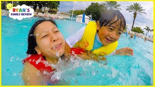 disney swimming pool and hotel tour playtime with ryans family review