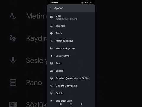 Gboard Sesle Yazma Aktifleştirme