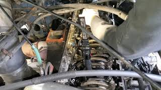 replacing injectors on my semi truck pt 2 ( removing the jake brake)