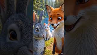 The Beaver's Rainbow Bridge Adventure! 🌉🐇🦊🐢 | A Heartwarming Story of Friendship & Teamwork 💖🌳🌟