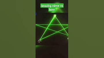 Amazing mirror vs laser combination.