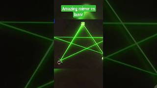 Amazing mirror vs laser combination.