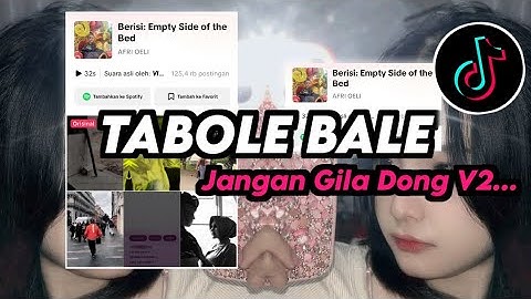 DJ TIKTOK TERBARU 2025🎵DJ TABOLE BALE🎵DJ JANGAN GILA DONG V2