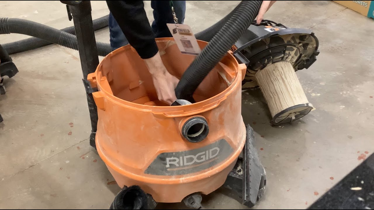 CLEANING OUT A SHOP VAC YouTube