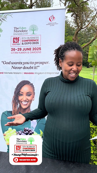 Eden at the CITAM Church Activation - 'The Eden Mandate' CBF 2025. #theedenmandate