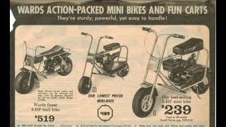 Classic Mini Bike Ads - Vintage Old School Ads from the 50's 60's 70's 80's