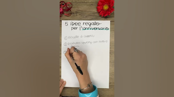 5 IDEE REGALO PER L'ANNIVERSARIO💝