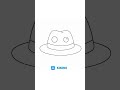 How to Draw a Hat in 18 Seconds | Easy Step-by-Step