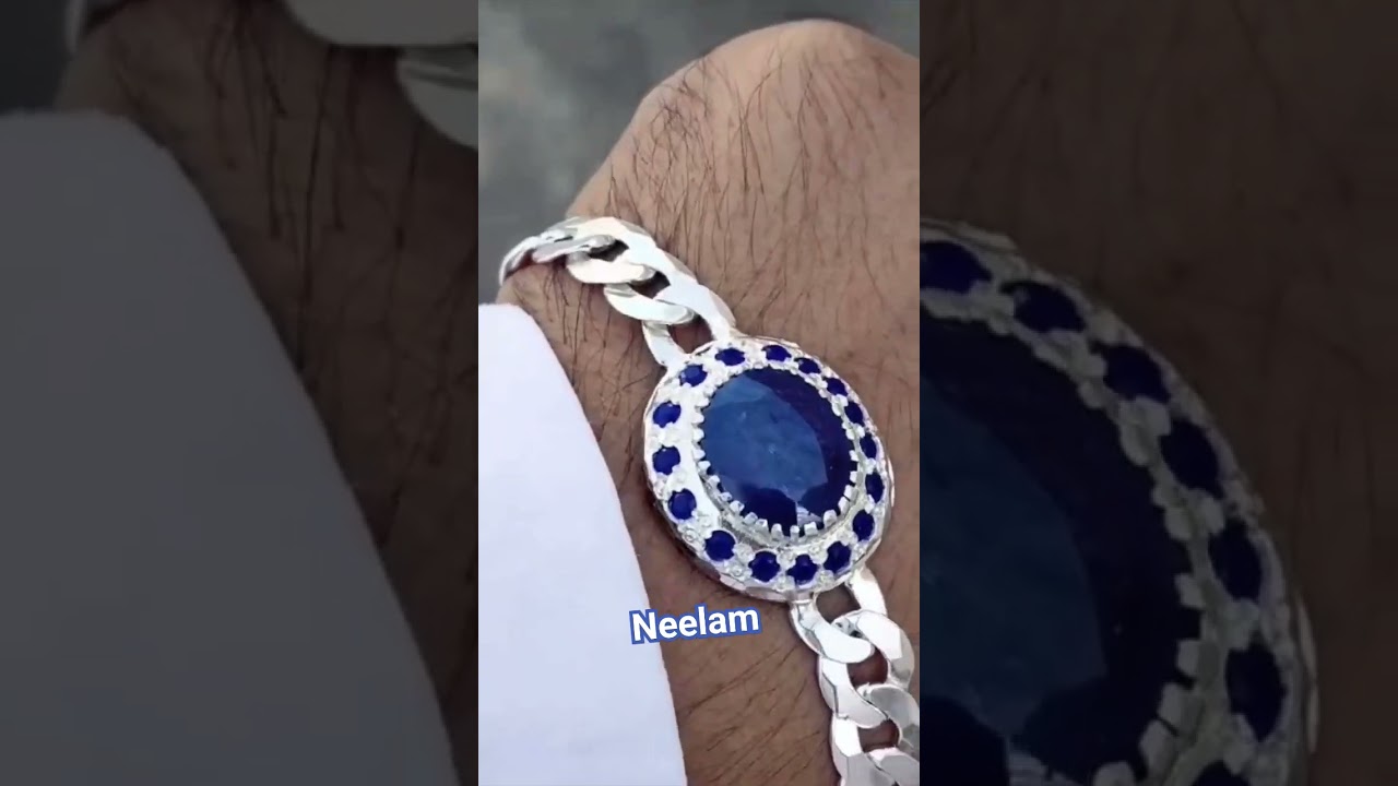 Buy Ramneek Jewels Divya Shakti Blue Topaz Gemstone Bracelet for Men and  Women at Amazon.in