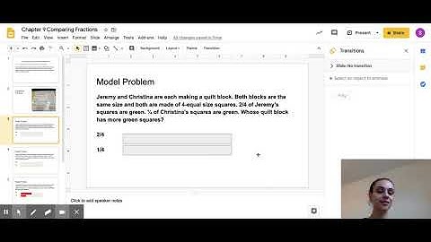 Chapter 9 Comparing Fractions - Google Slides