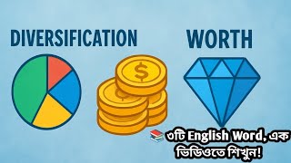 🌍 Diversification, Prosperity &amp; Worth — ইংরেজি শব্দ শিখুন অর্থসহ | English to Bengali Vocabulary