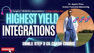 Highest Yield Integrations in USMLE Step 2 CK Surgery & Medicine Concepts + 6 Test Taking Tips