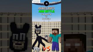 Cartoon Cat(Ag_1) Vs Herobrine(Rhex) #minecraft #mcpe #mobbattle #addon #shorts #cartooncat