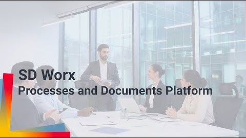 SD Worx Processes & Documents Platform: Streamline Your HR Workflows