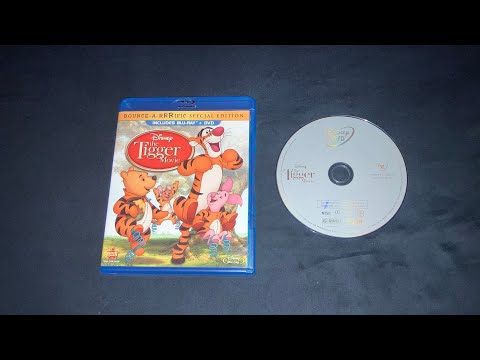 Opening To The Tigger Movie Bounce A RRRIFIC Special Edition 2012 DVD Main Menu Option