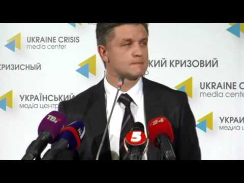 Dmytro Shymkiv. Ukraine Crisis Media Center, 16th of September 2014