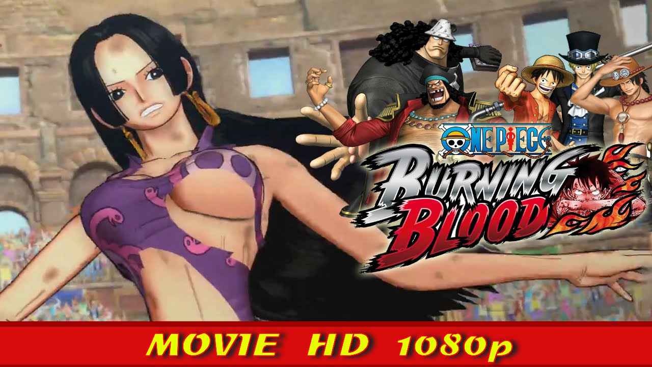 (HD ENG) One Piece Burning Blood All Cutscenes Movie Full Story