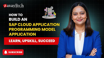 How to Build an SAP Cloud Application Programming Model Application | ZaranTech