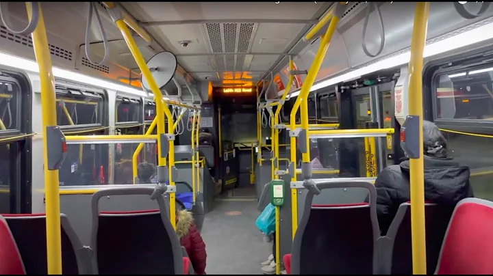 TTC Route 25A Don Mills Nova Bus Ride #8629 - Inside View at Night Time (January 8th, 2023)