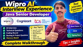 Wipro AI Interview Experience 2026 | Java Senior Developer | Brent Master AI | Question Coding Round