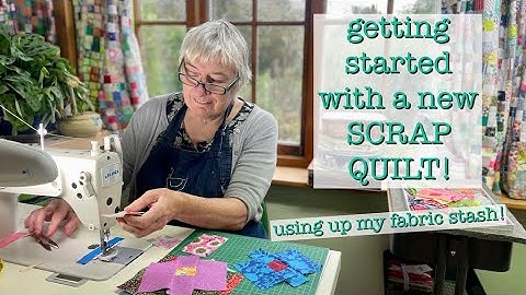 A lovely way to use your FABRIC SCRAPS - a new challenge!