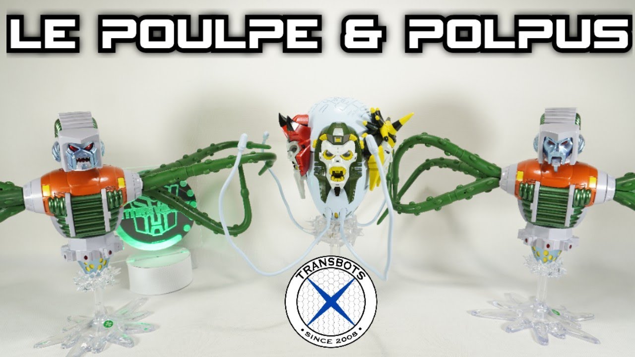 X-Transbots MX-19A Le Poulpe & MX-19B Polpus (AKA Quintesson