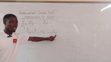 Generalized Unions and intersection of Sets