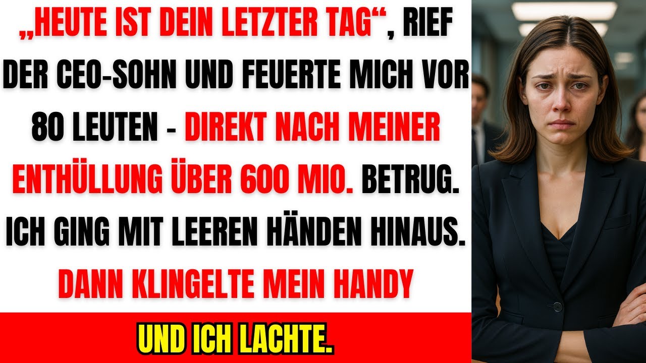 Er feuerte mich wegen eines 600-Mio.-Skandals – jetzt kontrolliere ich seinen 1,8-Mrd.-Deal!