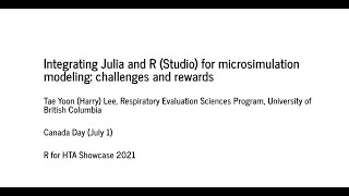 R for HTA 2021 workshop - Tae Yoon (Harry) Lee