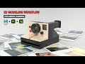 3d modeling a polaroid camera  autodesk maya  substance painter  substance stager