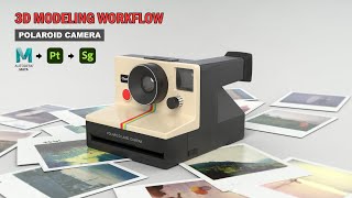 3D modeling a Polaroid Camera | Autodesk Maya | Substance Painter | Substance Stager 3D modeling a Polaroid Camera | Autodesk Maya | Substance Painter | Substance Stager