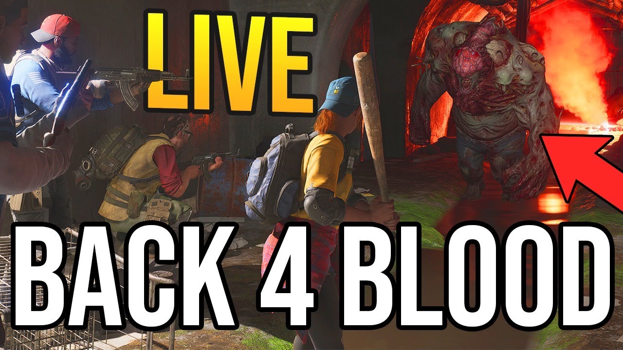 LIVE NOW! Playing BACK 4 BLOOD Gameplay "VETERAN MODE! ALL CAMPAIGN" Back 4 Blood Beta Livestream