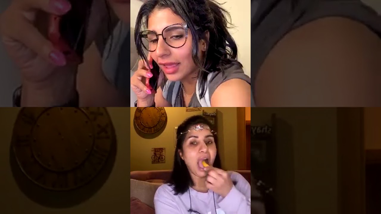 لايف سعودة و قست مع أحمد النجار و أمها مي البلوشي ضحك و وناسة الجزء الثاني (1 أبريل 2020)