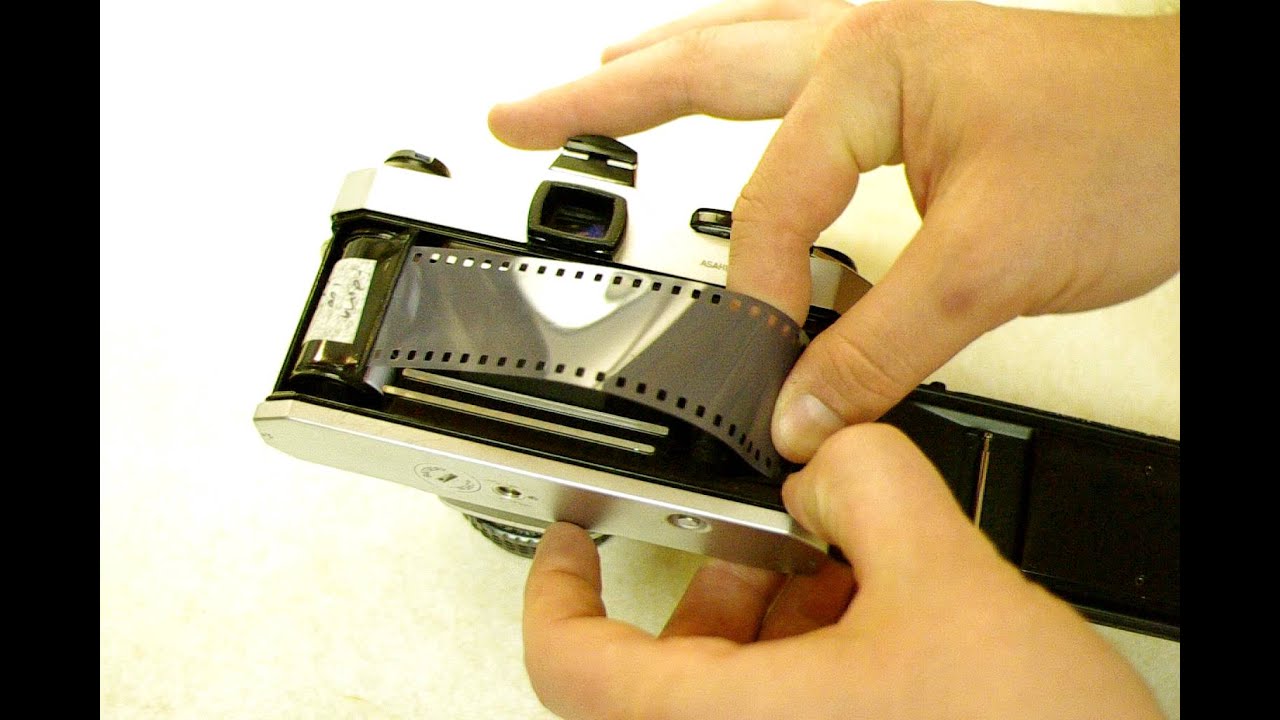 How to load film into 35mm Film Cameras YouTube