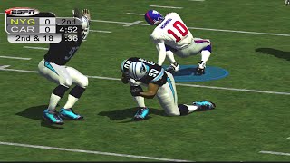 NFL 2K5 Playoffs Giants @ Panthers