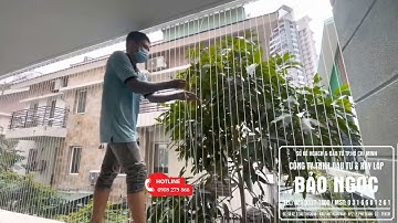 Lắp lưới an toàn ban công cho Biệt Thự Kim Long Quận 7