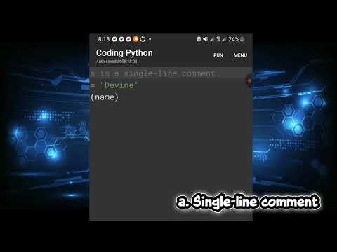 Level 1:2.2. Python comment a. Single-line comment.   b. Multi-line comment